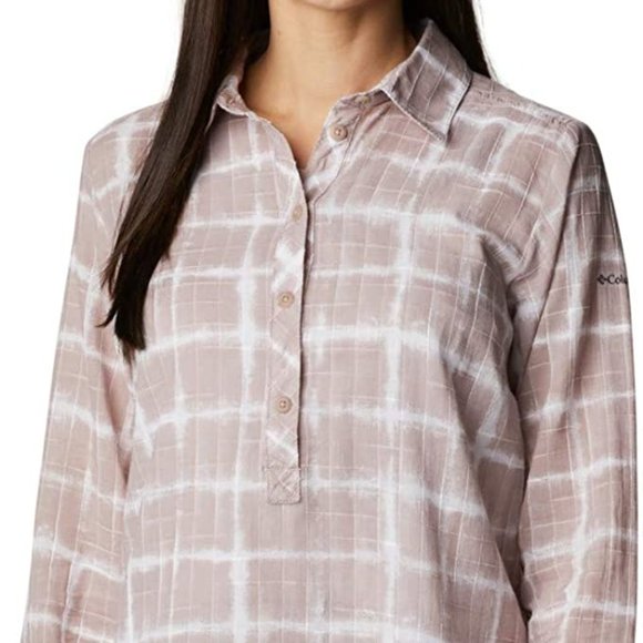 🆕Columbia Women's Camp Henry II Tunic, Mauve Vapor to Dye for Print, X-Large... - Picture 2 of 5